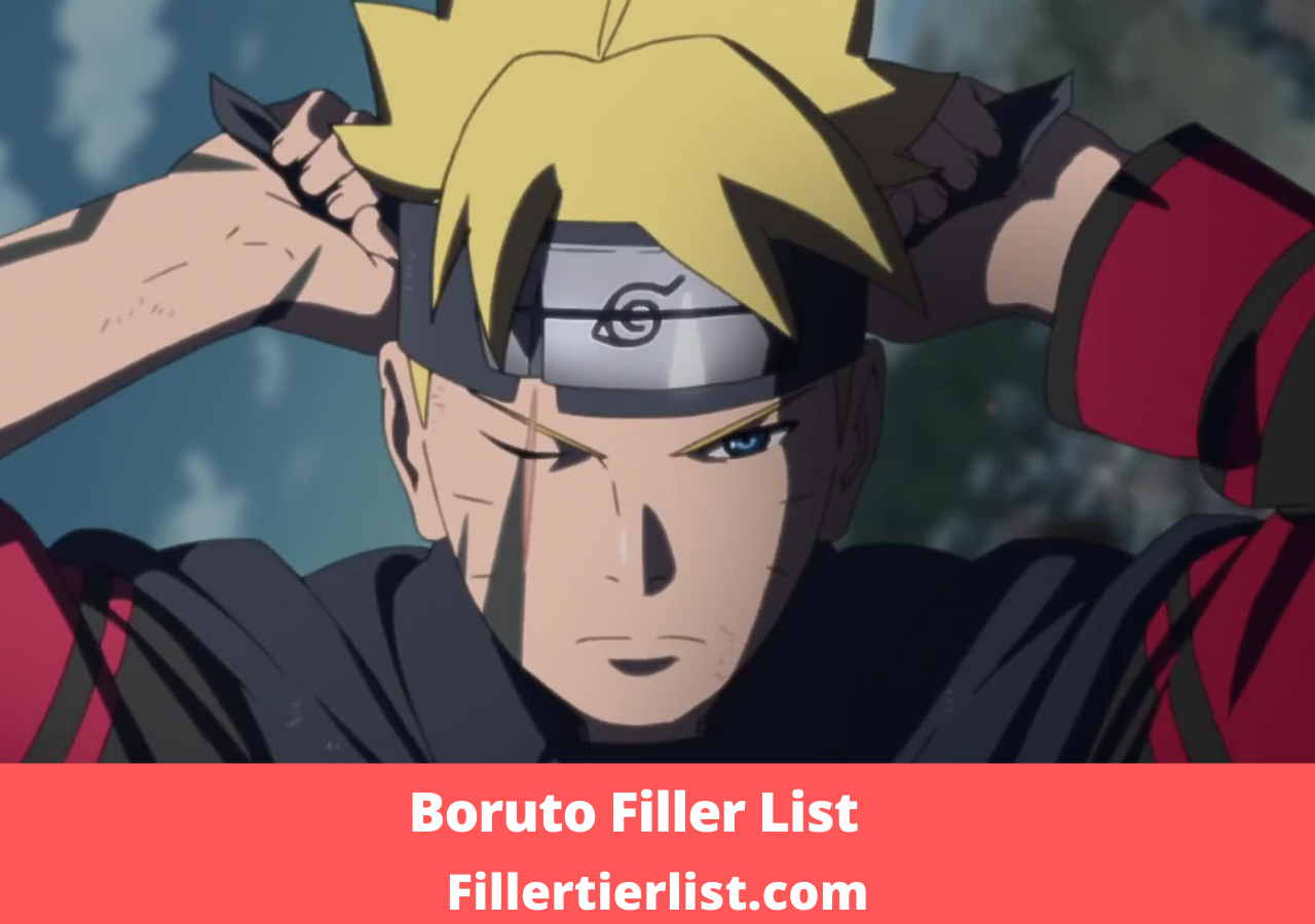 Boruto Filler Percentage - All Fillers Listed from the Anime