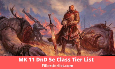 DnD 5e Class Tier List 2021