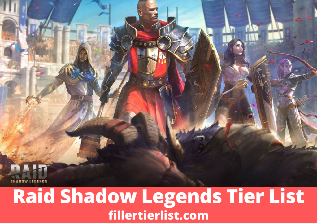 Raid Shadow Legends Tier List Filler & Tier List