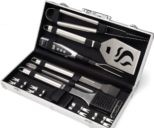 Cuisinart CGS-5020 BBQ Tool Aluminum Carrying Case, Deluxe Grill Set, 20-Piece