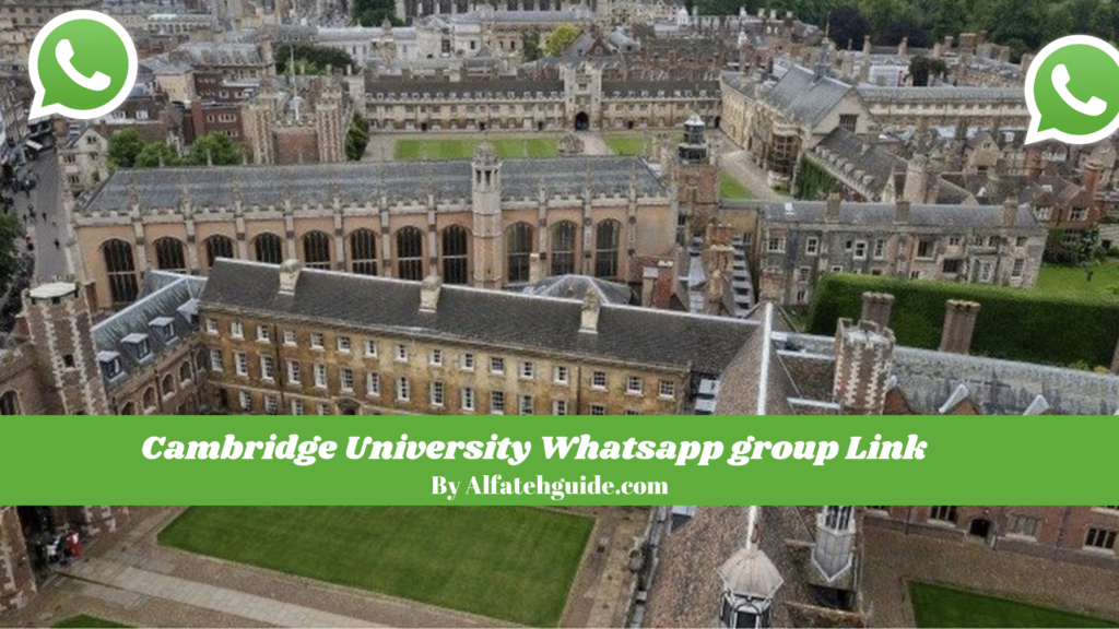 Cambridge University Whatsapp group Link