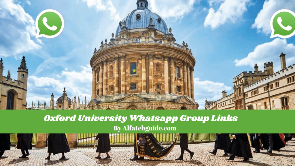 Oxford University Whatsapp Group Links