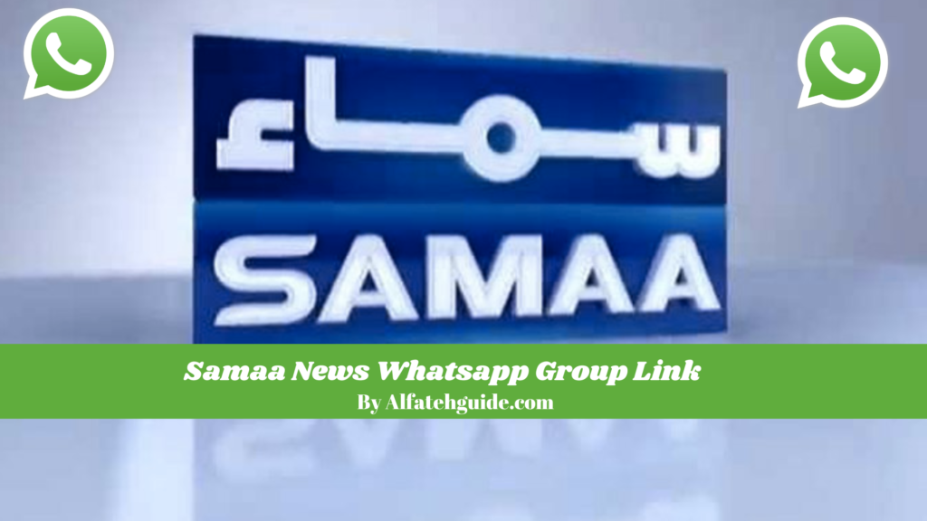 Samaa News Whatsapp Group Link